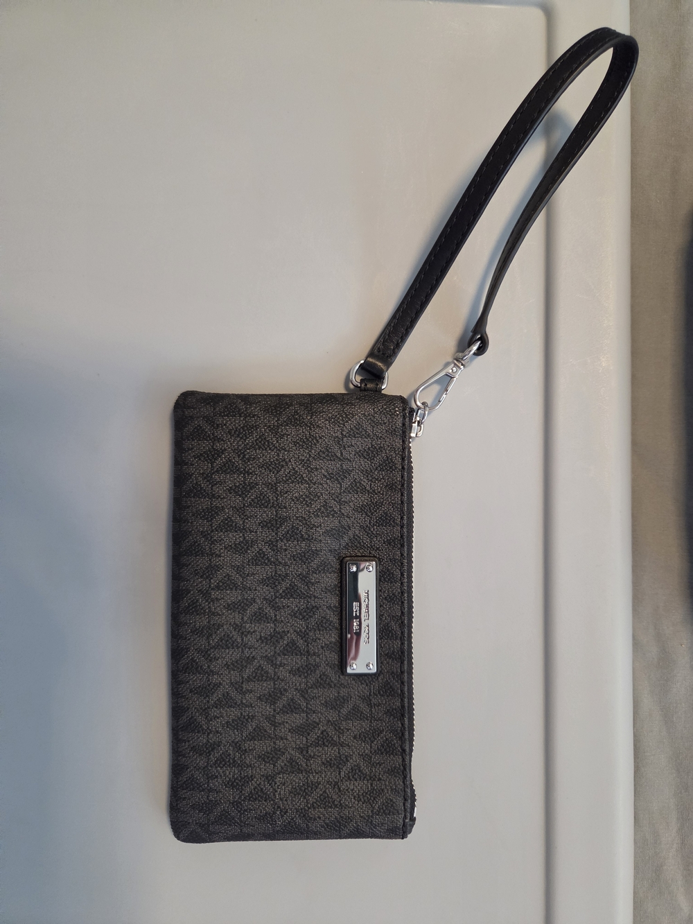Michael Kors Black Signature Wristlet Clutch
